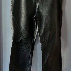 Altar'd State Black Faux Leather Pants - Size Small
